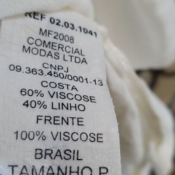 MARIA FILO Cream Top - Size Small - Picture 8 of 8